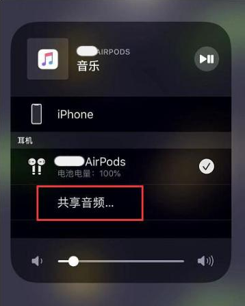 新建苹果14音频维修点分享iPhone14音频共享设置方法 