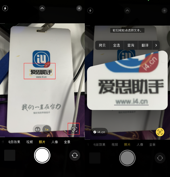 新建苹果手机维修分享升级iOS 16后如何通过相机翻译文本 