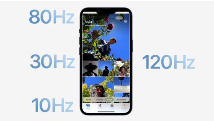 新建苹果14维修分享iPhone 14有高刷吗 