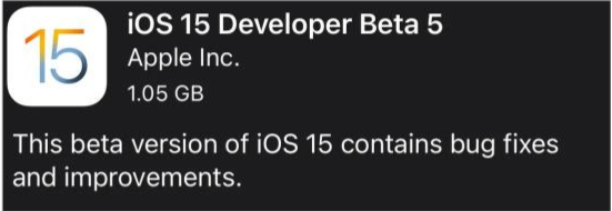 新建苹果手机维修分享如何升级到iOS15.0 beta5 